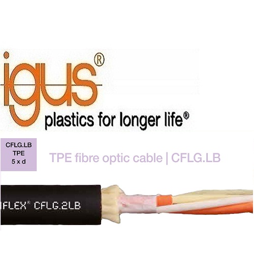Cáp sợi quang IGUS vỏ TPE CFLG.LB series 